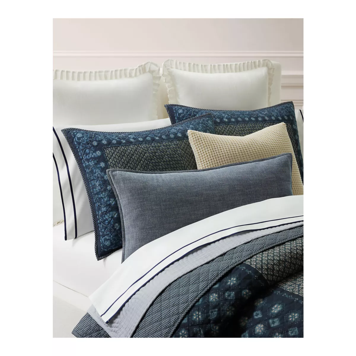 Becket Diamond-Stitched Cotton Quilt - 5