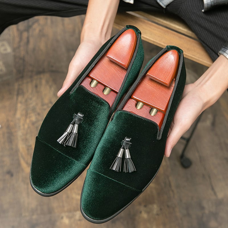 Zapatos de modaable And Versatile transpirable Tassel Design casual cuero