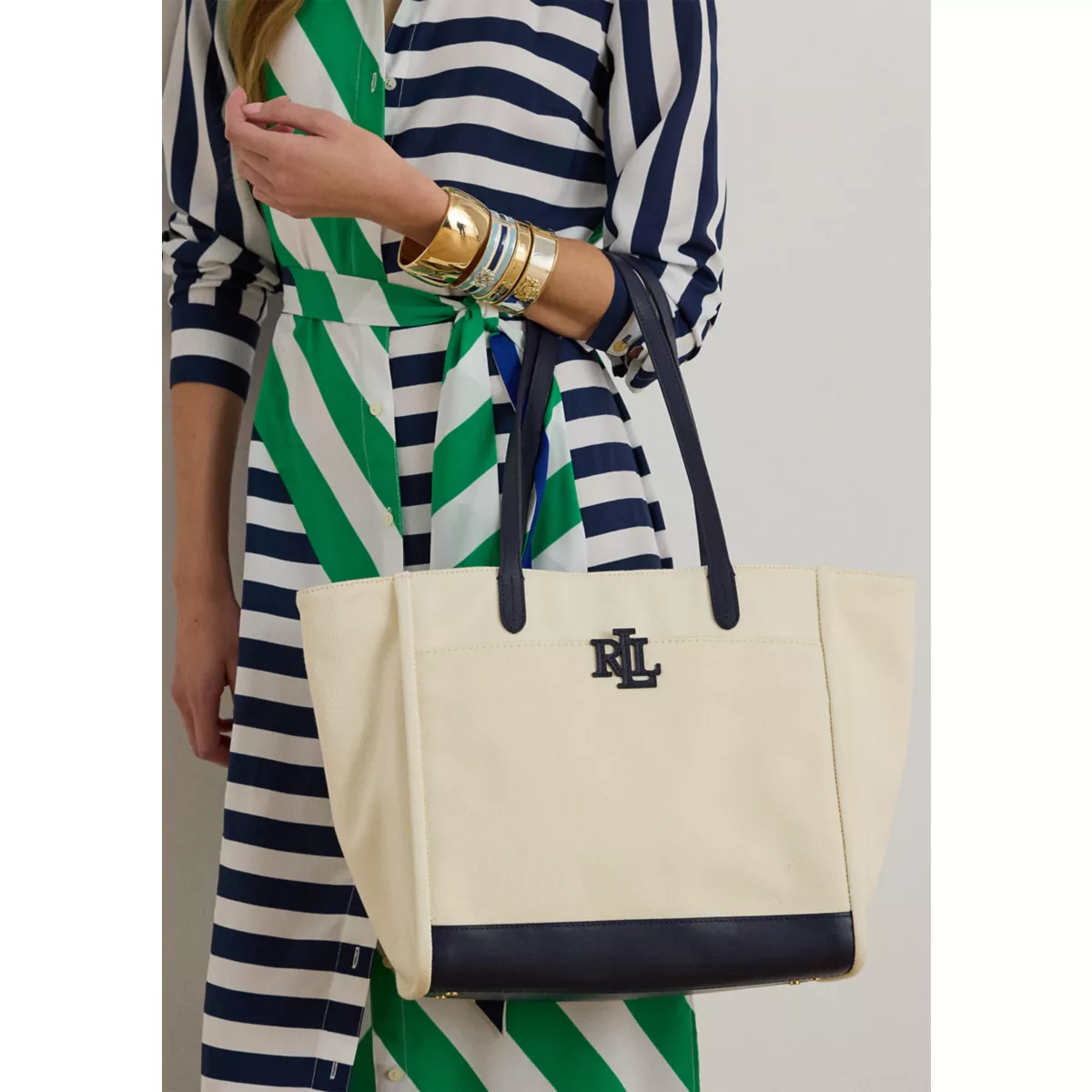 Canvas Large Cameryn Tote Bag - 1