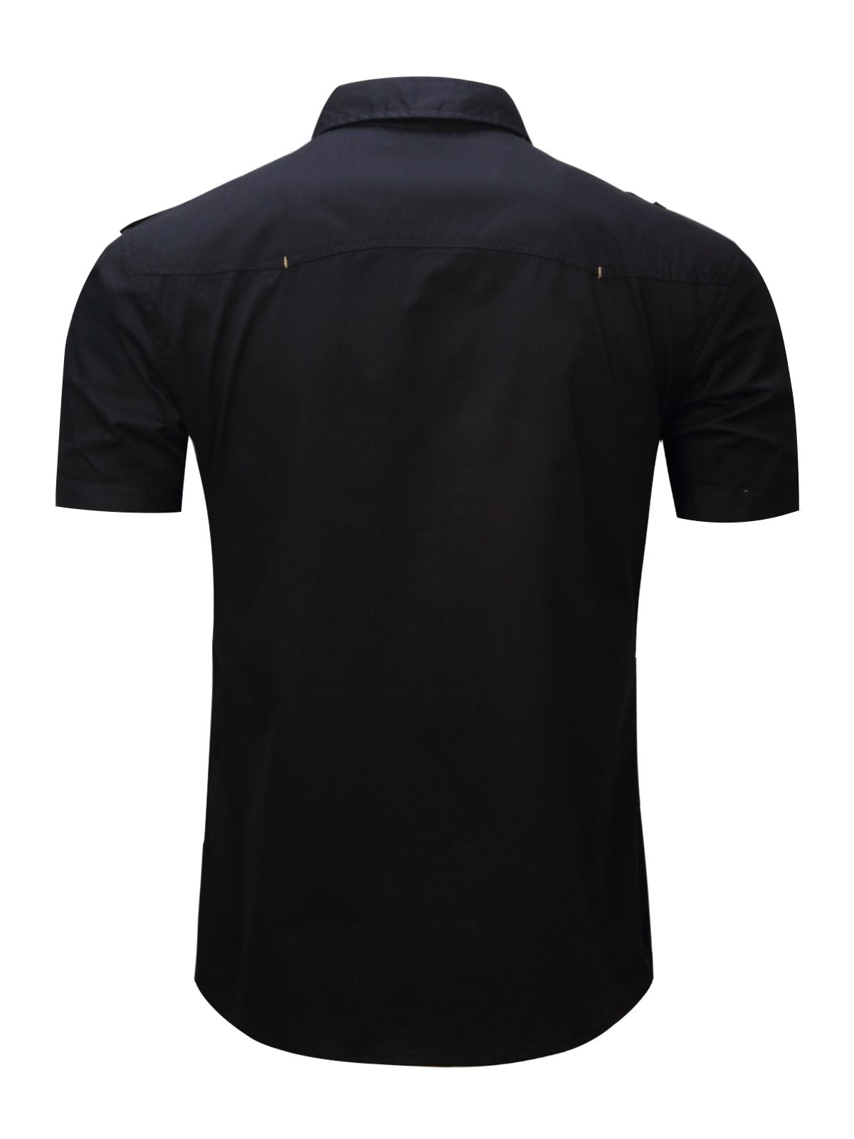 Camisa para exterior casual de manga corta para hombre