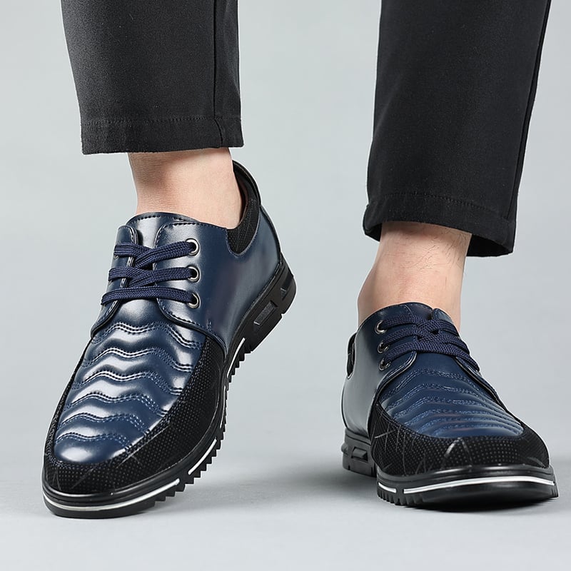 Zapatos Middle Aged And Elderly Patchpara trabajo de modaable casual cuero para hombre