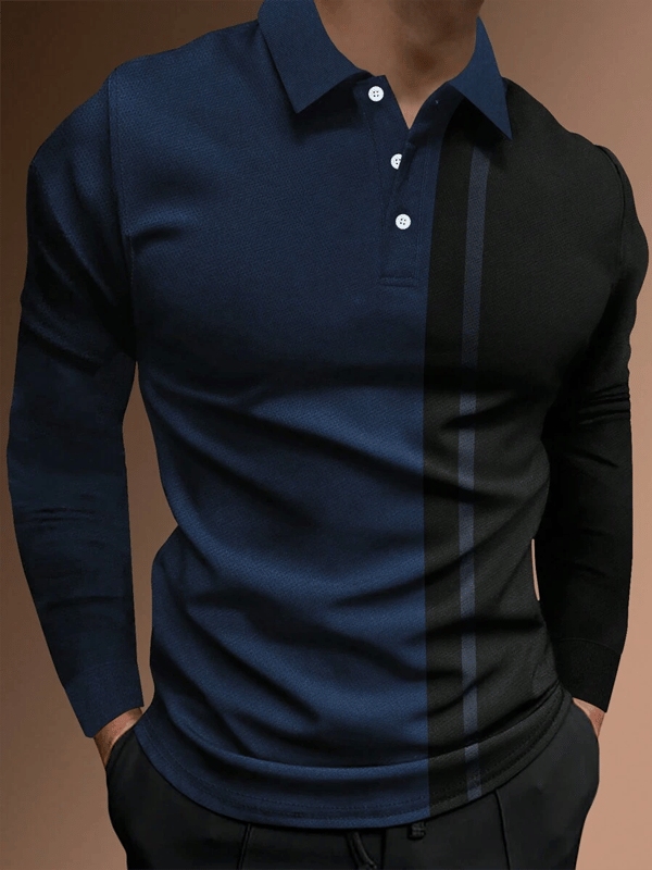 Camisa casual ejecutivo de moda polos para hombre