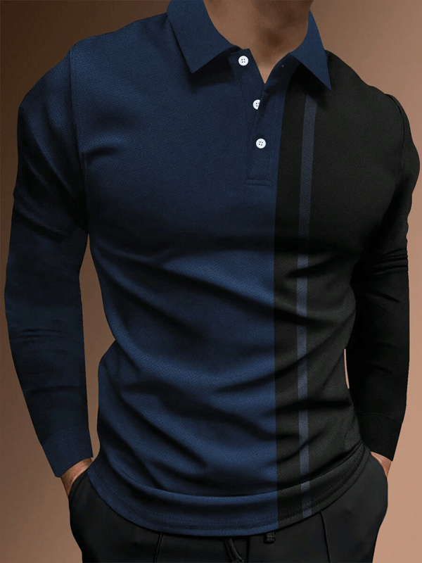 Camisa casual ejecutivo de moda polos para hombre
