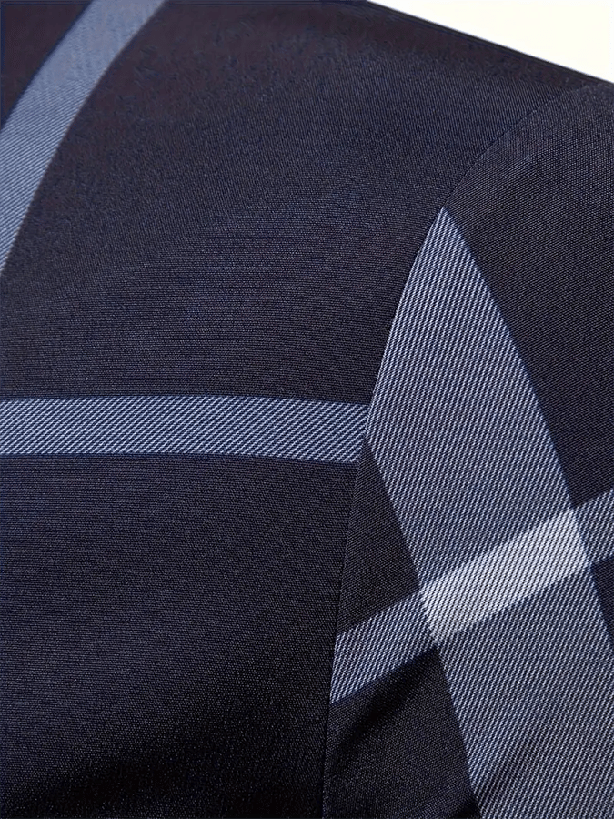 Camisa a cuadros ejecutivo casual para hombre