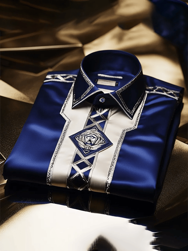 Camisa de lujo Gorgeous de manga larga para hombre