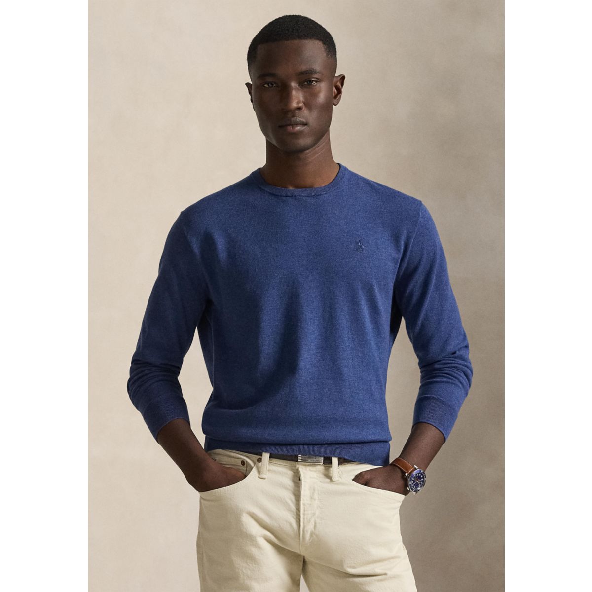 Men's Cotton Crewneck Sweater - 3