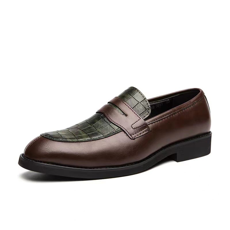 Zapatos ejecutivo casual cuero para hombre