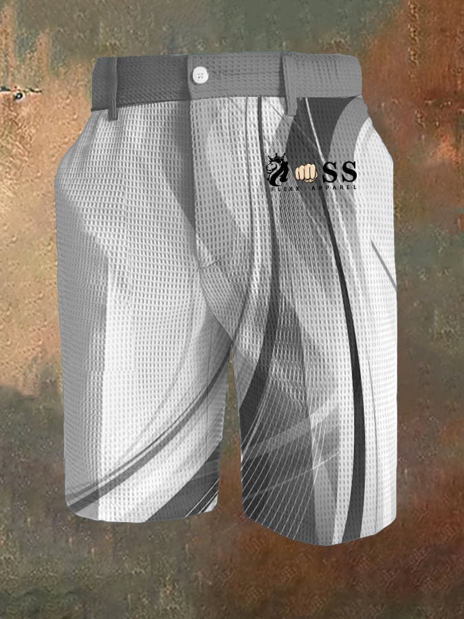para hombre ejecutivo casual Waffle Color Contrast pantalón