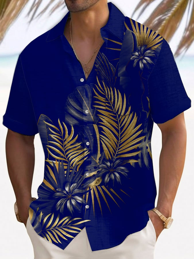 Camisa Art Hawaiian Resort casual (Pockets Included) para hombre