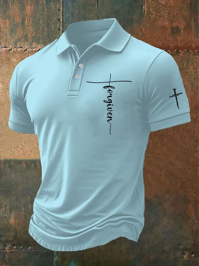 Camisa polo Faith estampado para hombre