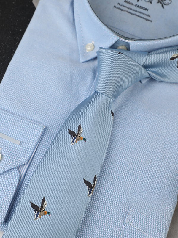 Camisa retro Gentleman Wedding Busines Tie para hombre