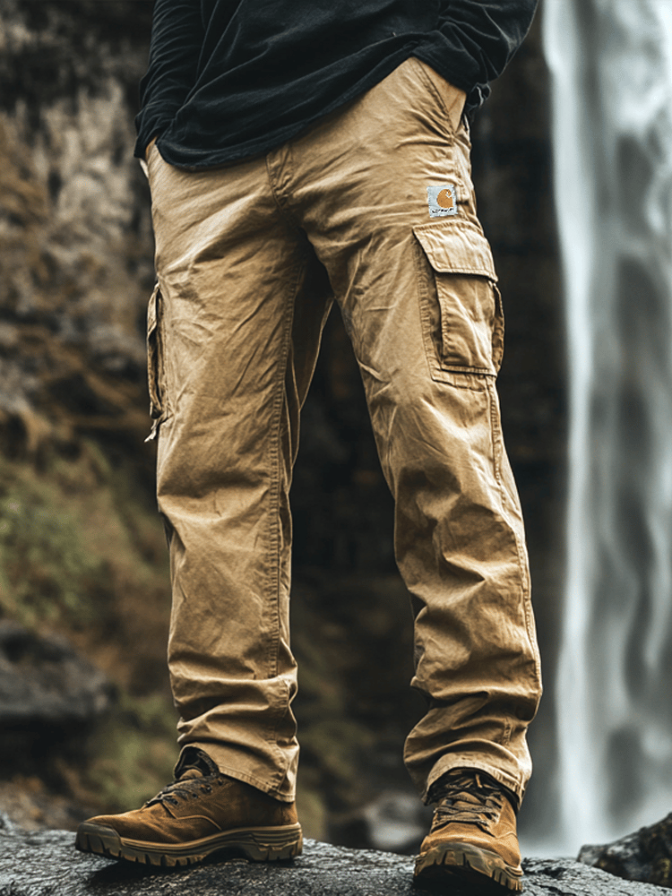 Vintage Multi-bolsillo para exterior Overalls para hombre