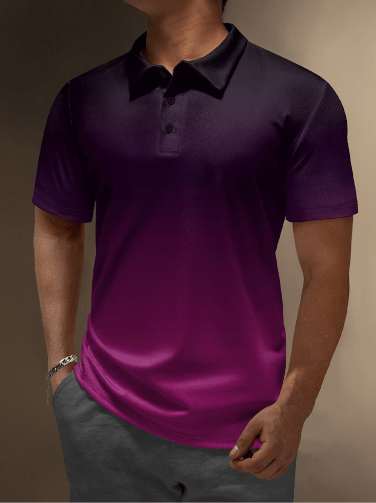Casual cierre Polo para hombre