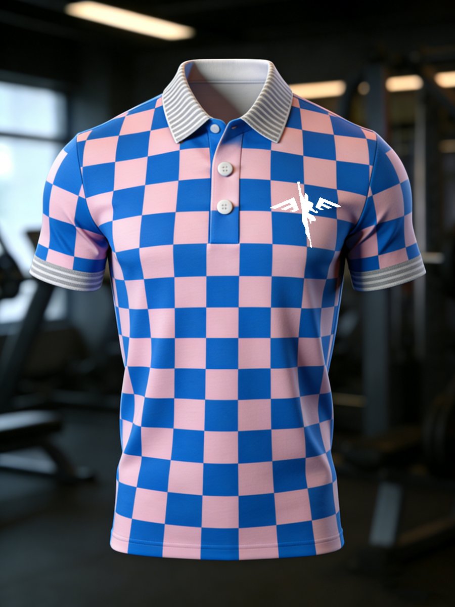 Camisa polo ejecutivo casual fitness para hombre