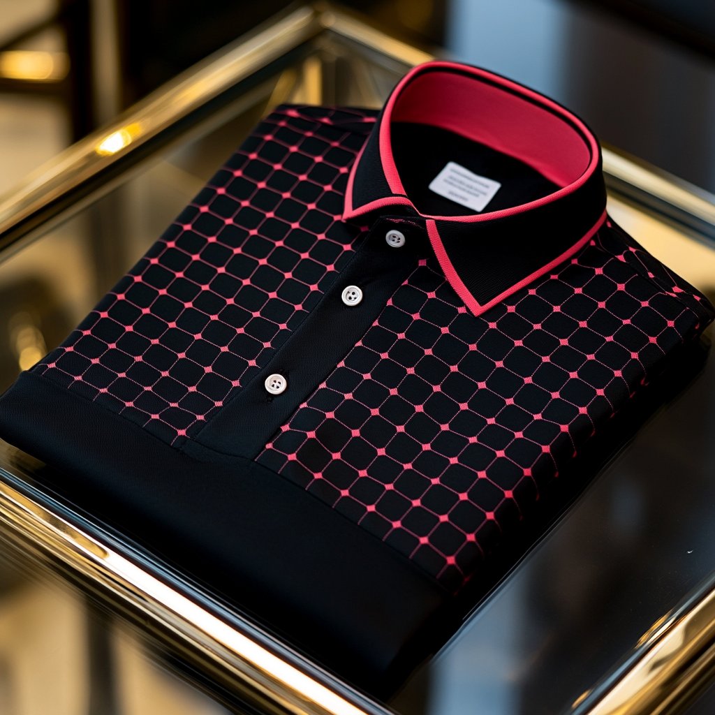 Camisa polo ejecutivo casual Button de manga corta para hombre