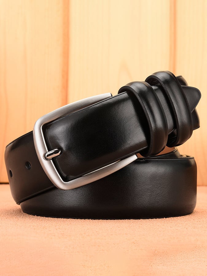 Cinturón vintage para exterior desgastado cuero para hombre