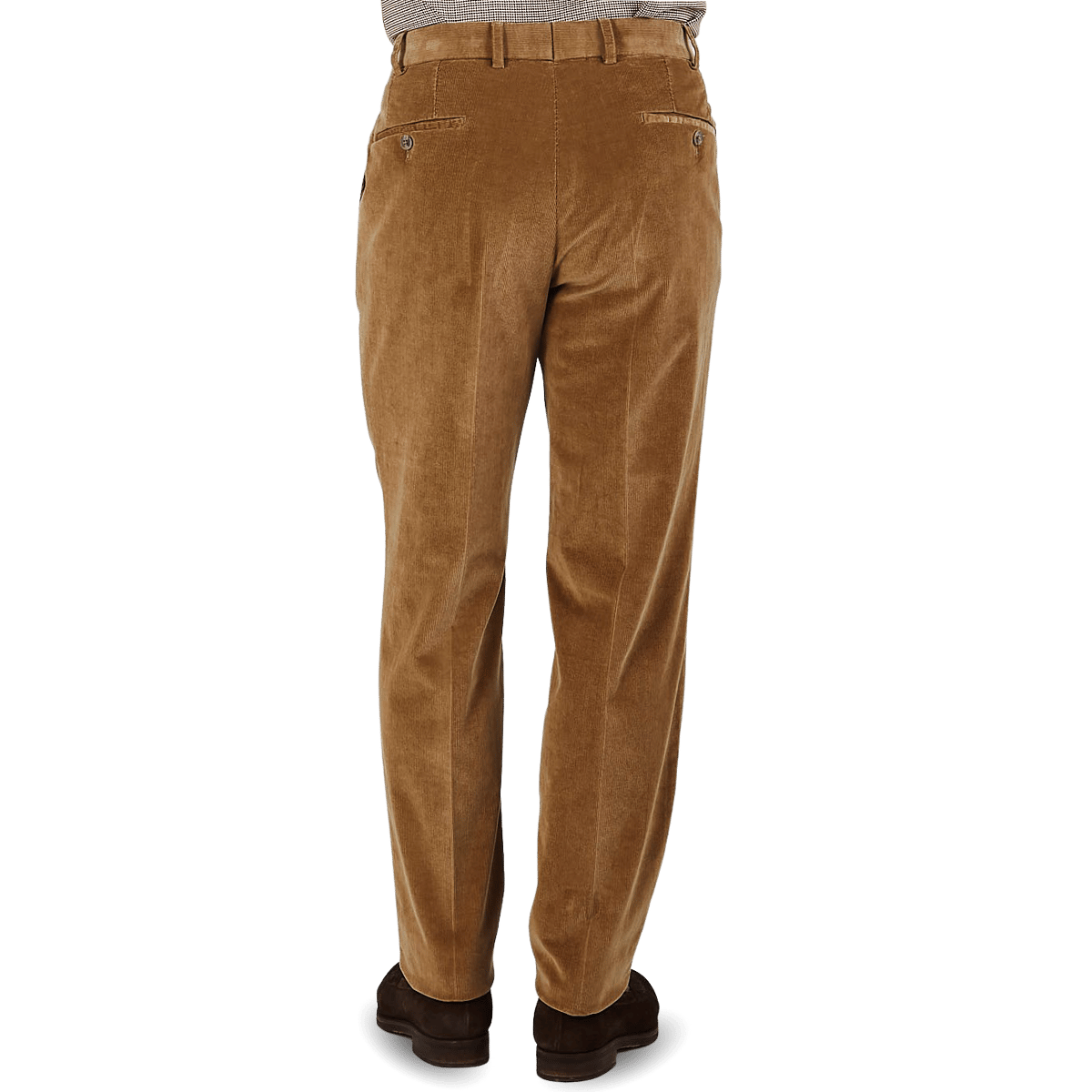 Light Brown de algodón pana Regular Fit Chinos