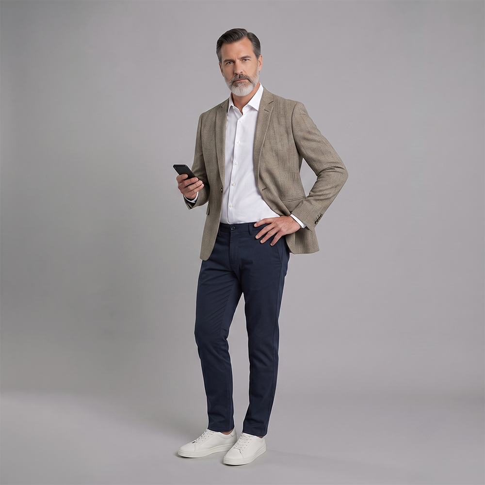Wool casual Suit para hombre