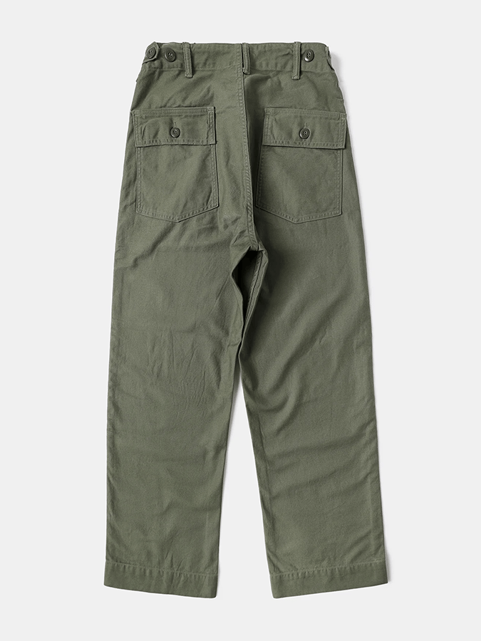 Retro de color sólido Multi-bolsillo Design casual Trousers para hombre