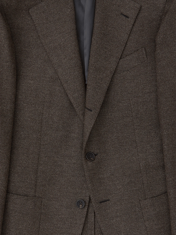 De modaable Twill Design Single Breasted bolsillo Design casual Suit para hombre