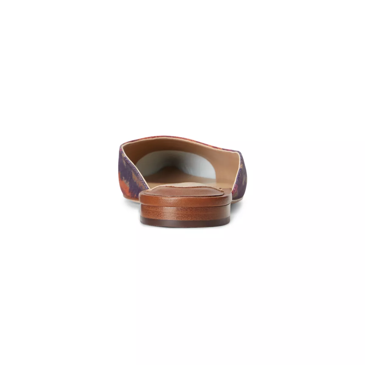 Londyn Geometric Print Canvas Mules - 4