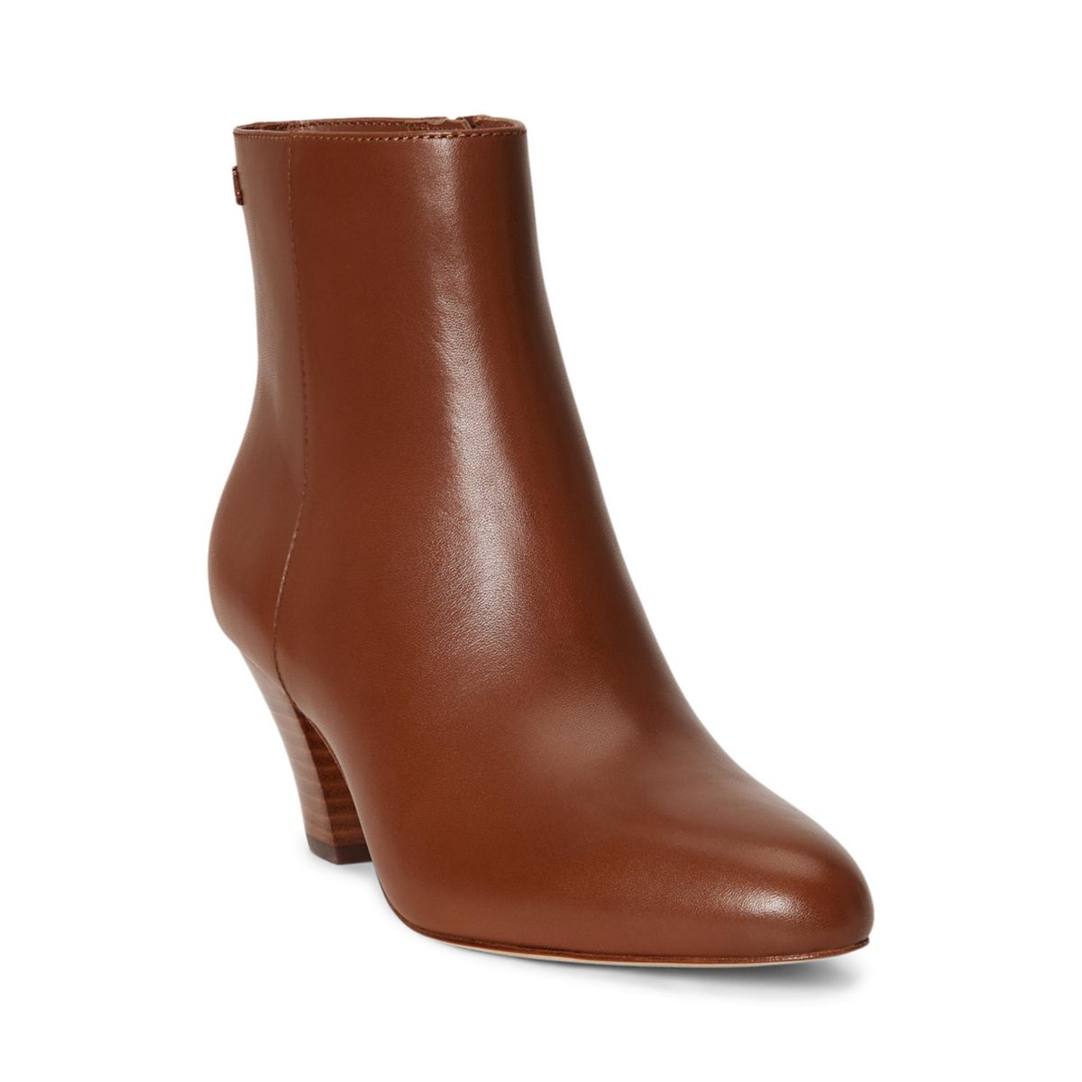 Emersyn Calfskin Bootie Heels - 6