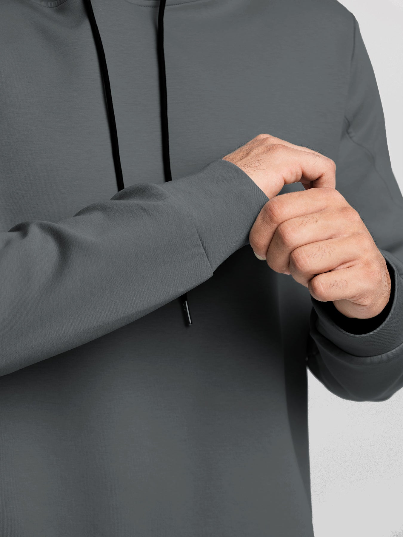 Sudadera CozySpacer Curve Hem con gorrasucha