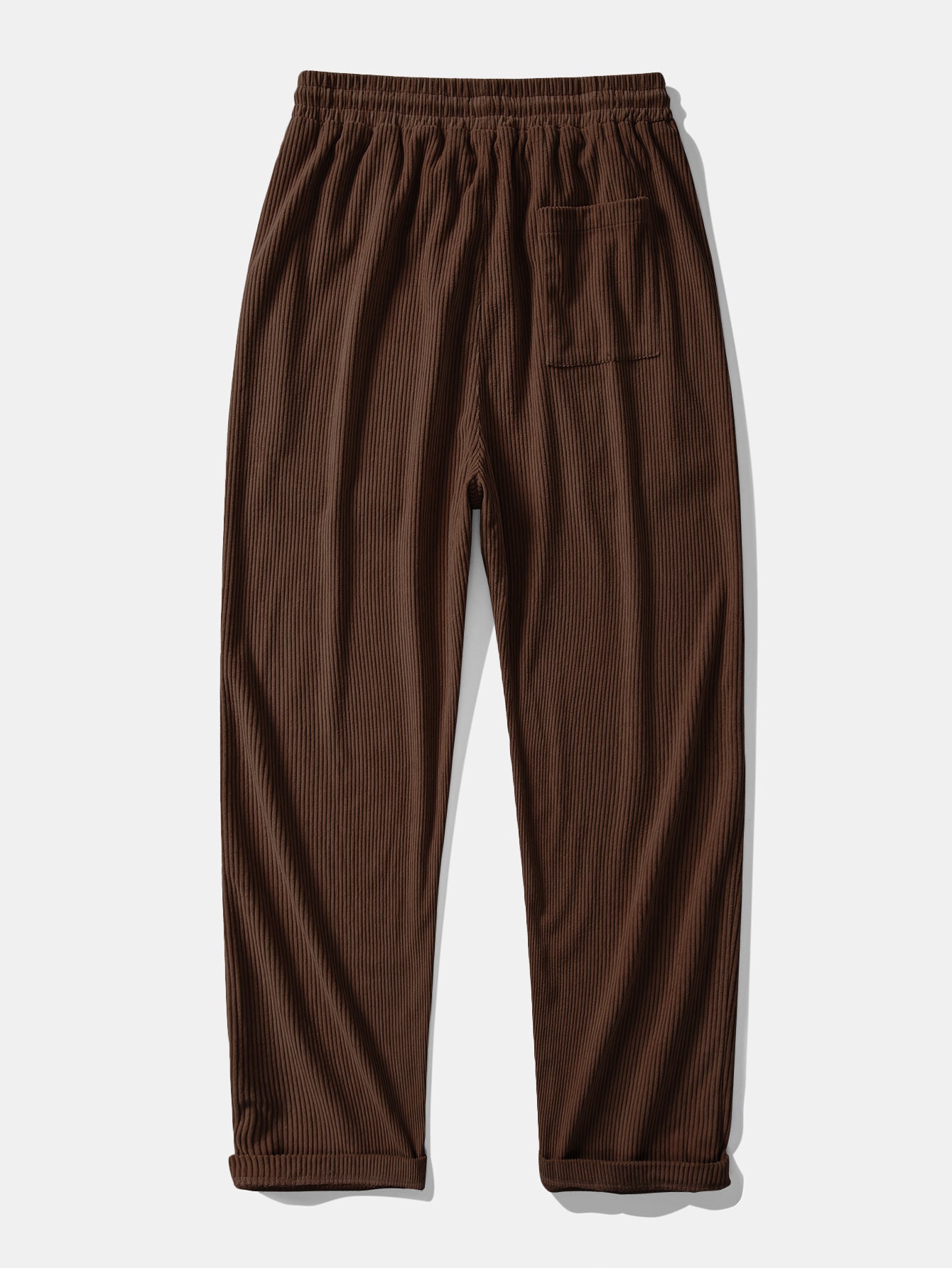 Sudadera Relax Fit Contrast Corduroy Polo Collar & Straight Leg Corduroy pantalón