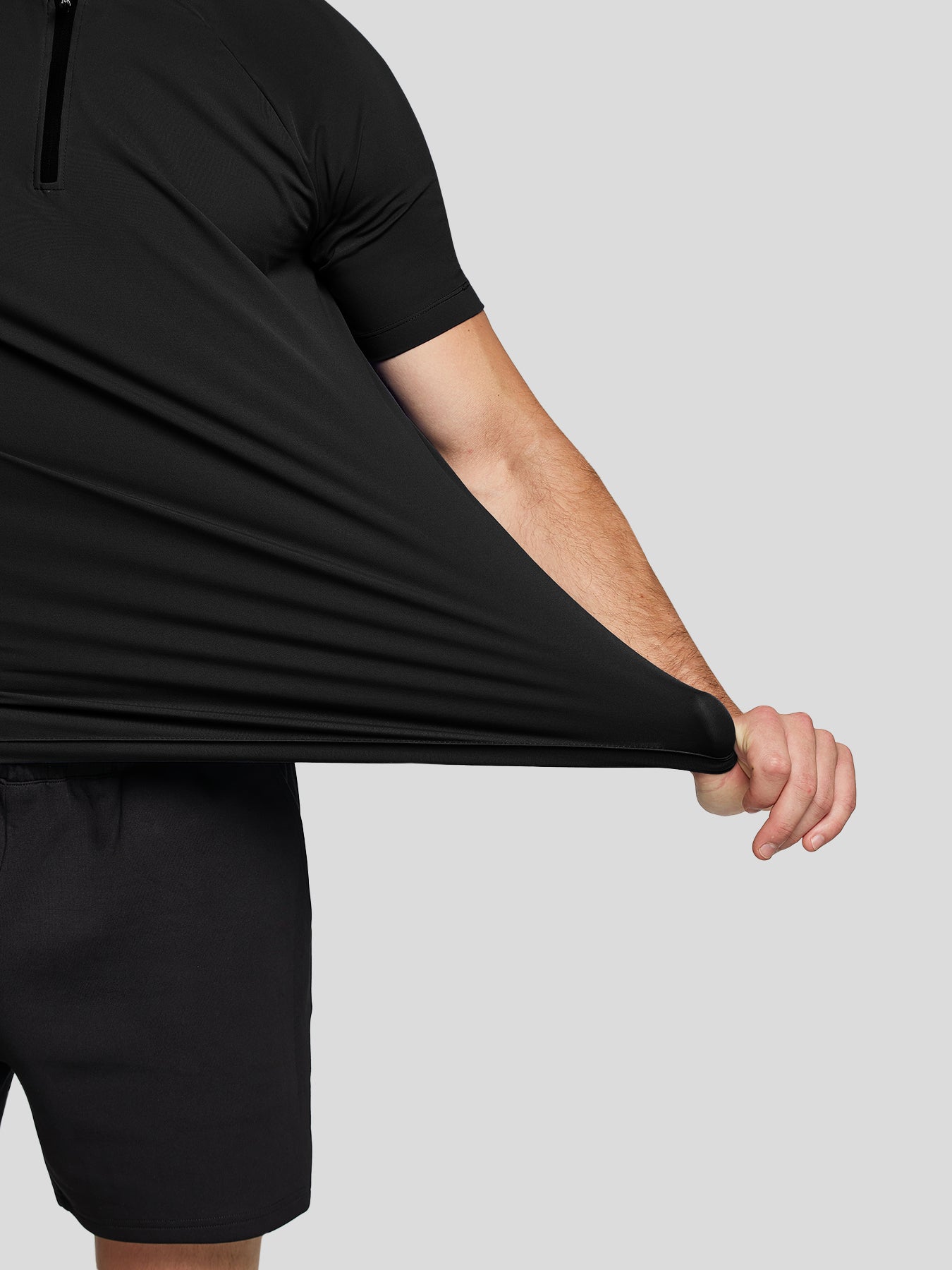 PerformancePro Active Quarter Zip de manga corta Tee