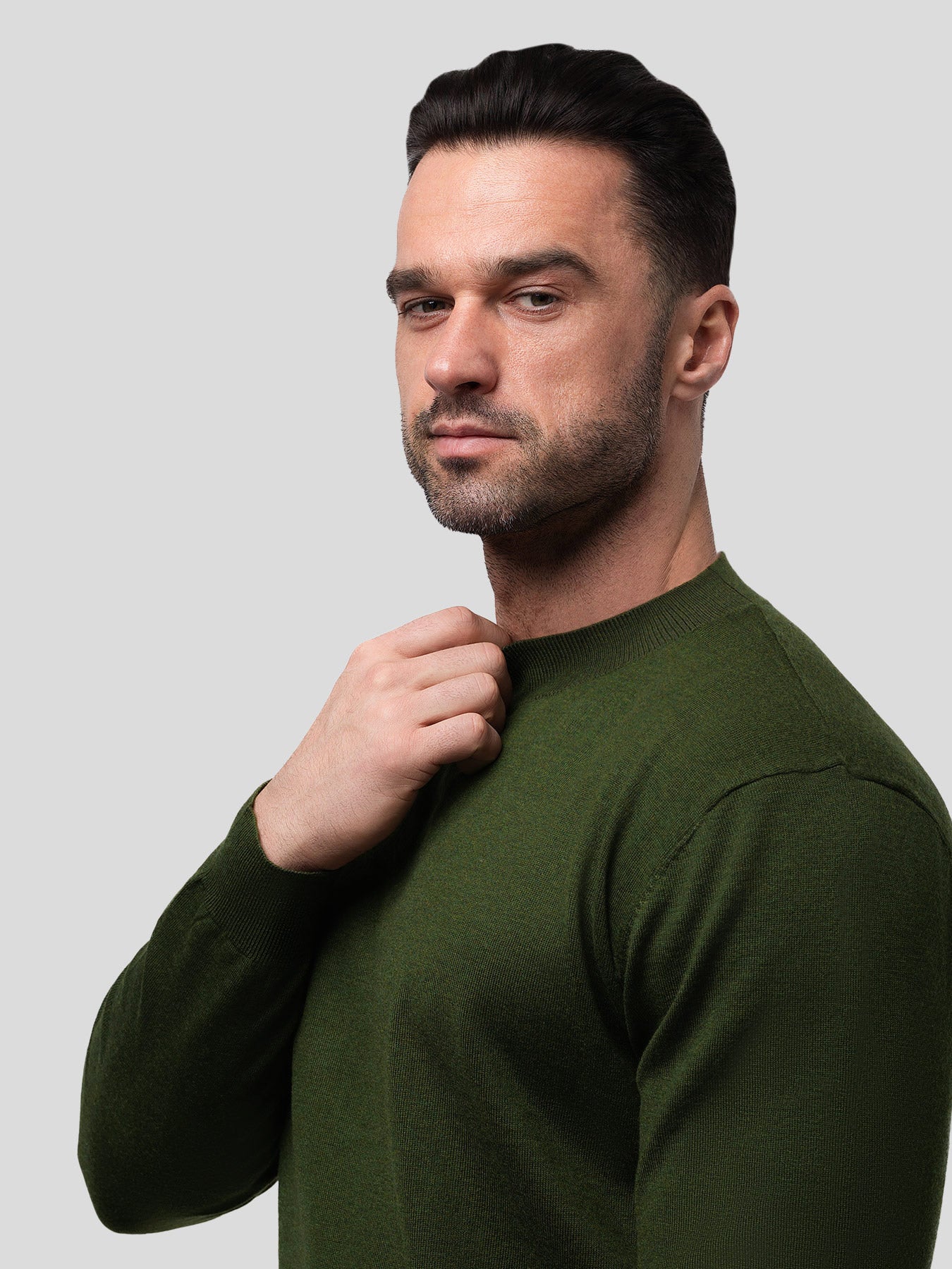 Gentletejido cuello redondo Sweater