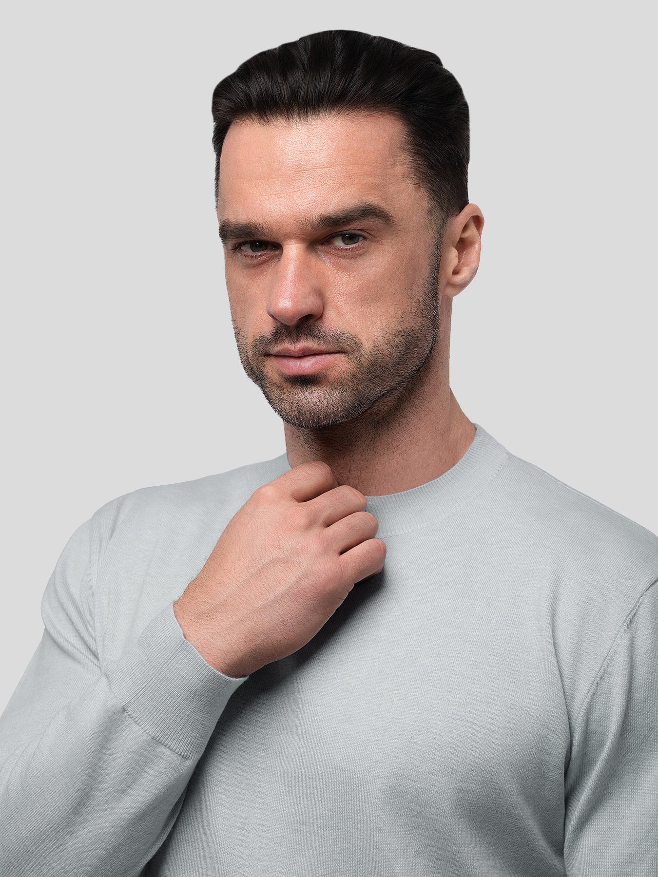 Gentletejido cuello redondo Sweater