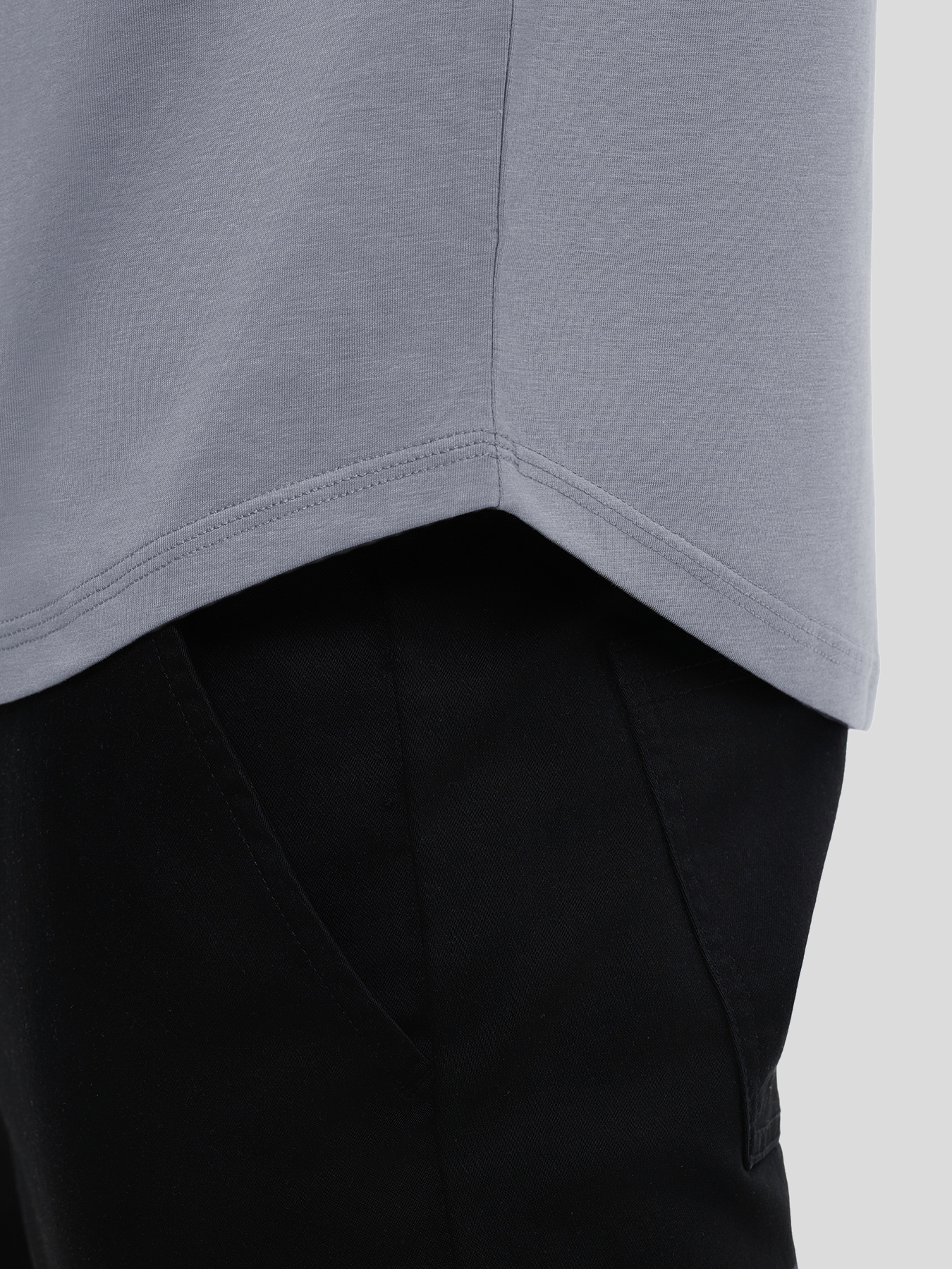 StayCool 2.0 V-neck Curve-Hem Tee: clásico Fit