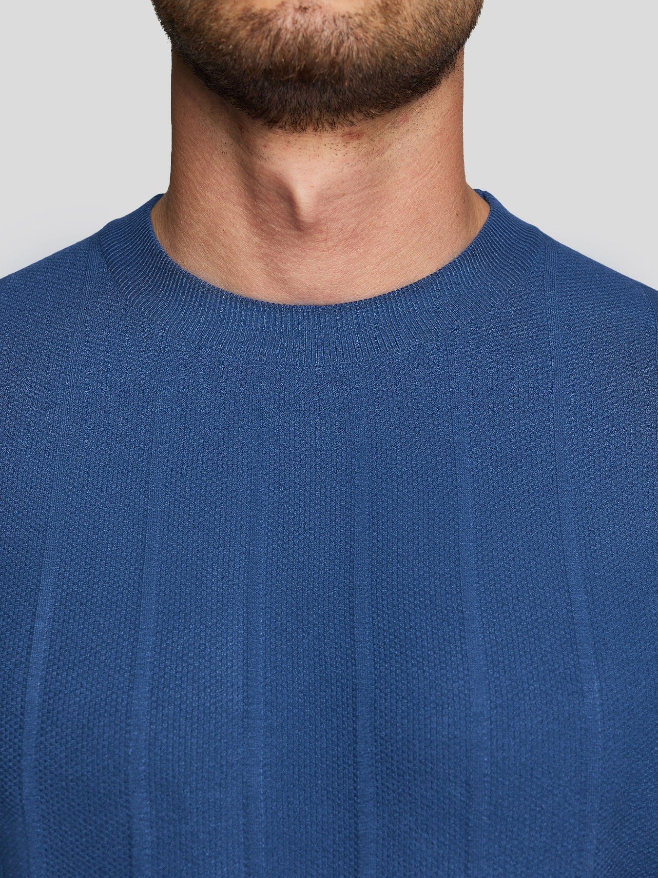Camiseta Gentletejido transpirable a rayas de manga corta tejidoted
