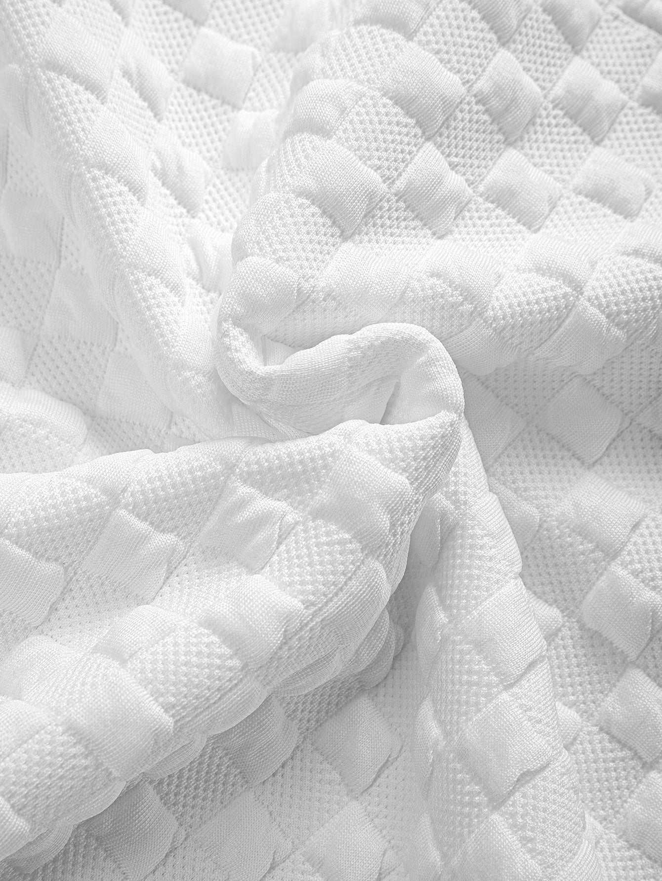 Sudadera Checkerboard Jacquard Quarter Zip & Jogger pantalón