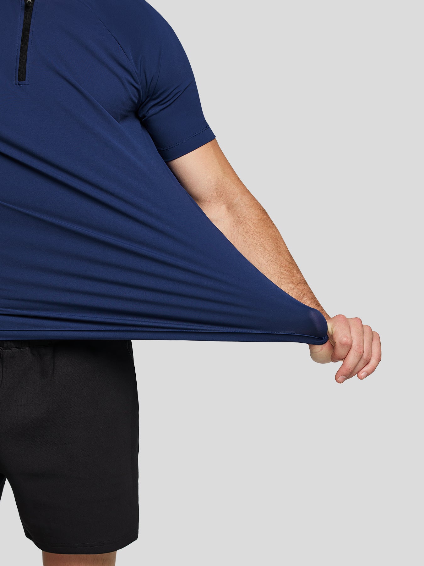 PerformancePro Active Quarter Zip de manga corta Tee