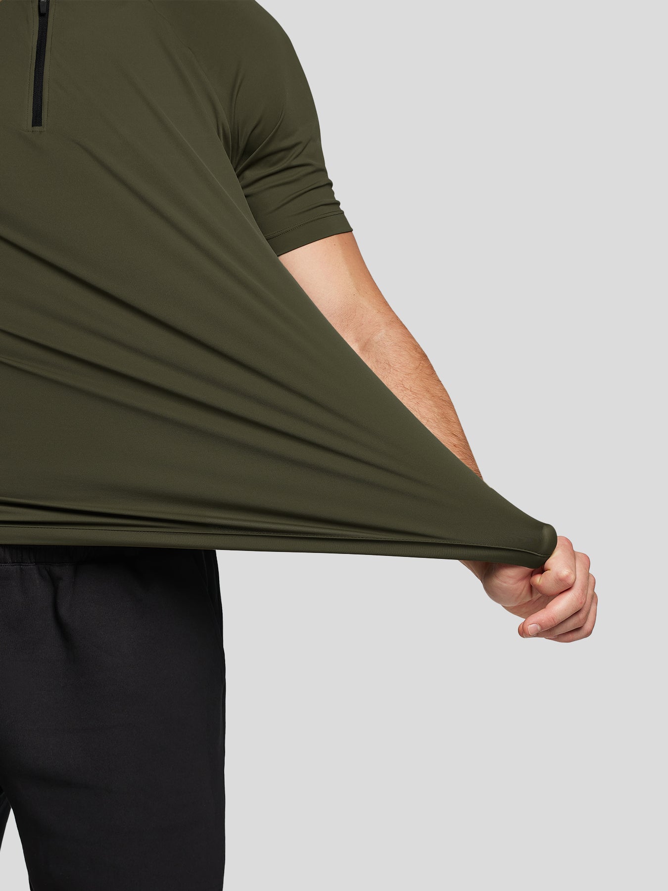 PerformancePro Active Quarter Zip de manga corta Tee