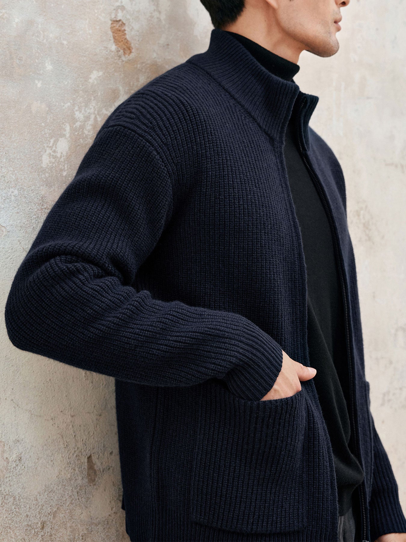 Chaqueta Gentletejido Full Zip Sweater