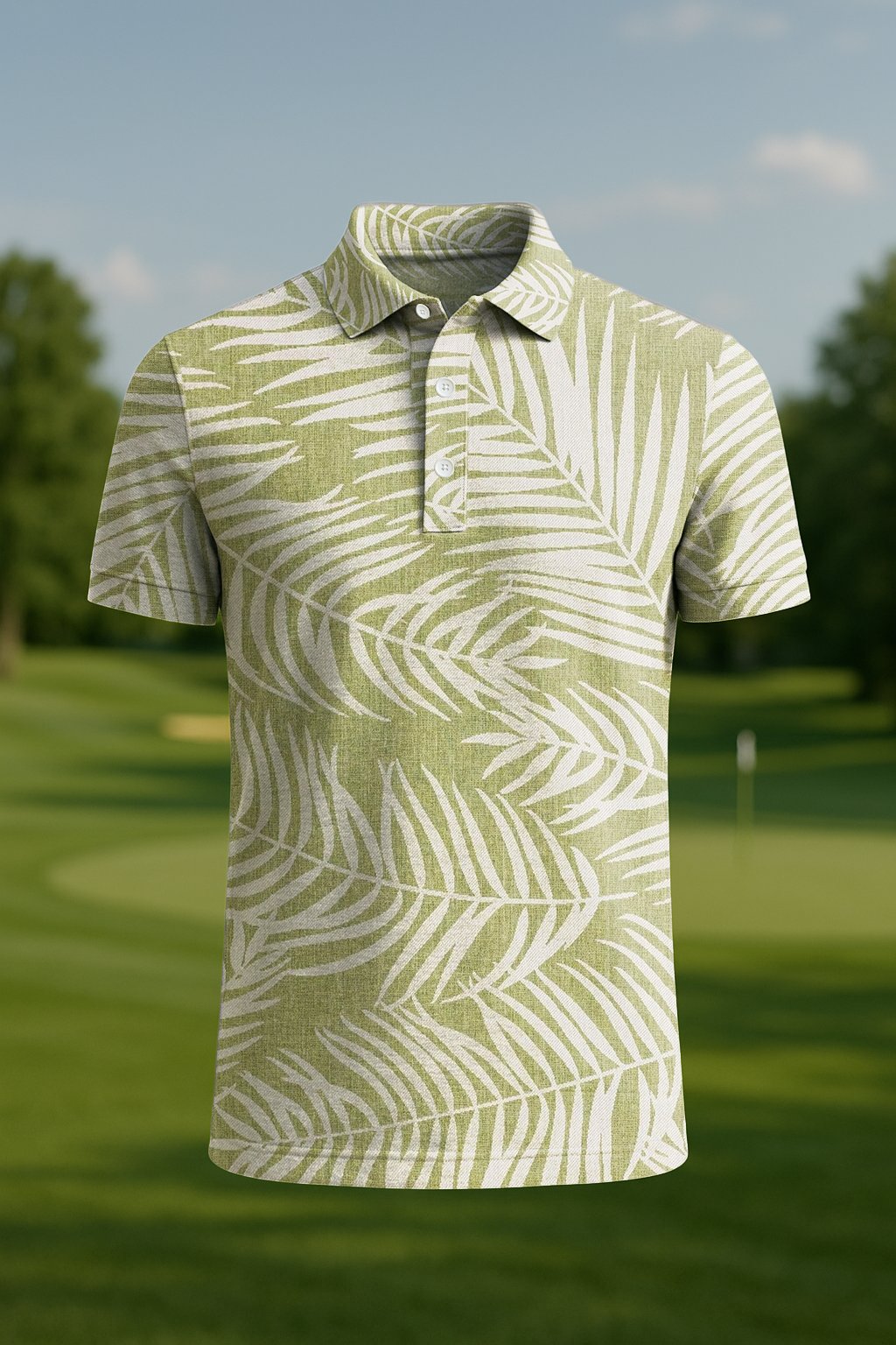 Camisa polo clásico ejecutivo Old Money Button de manga corta para hombre