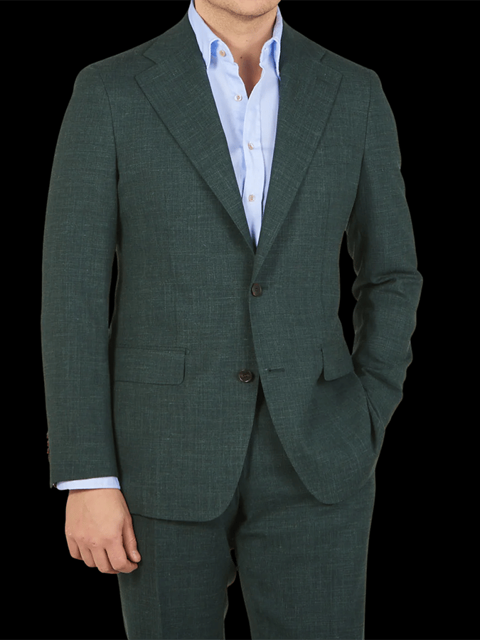 Retro Single Breasted bolsillo Design casual Suit para hombre