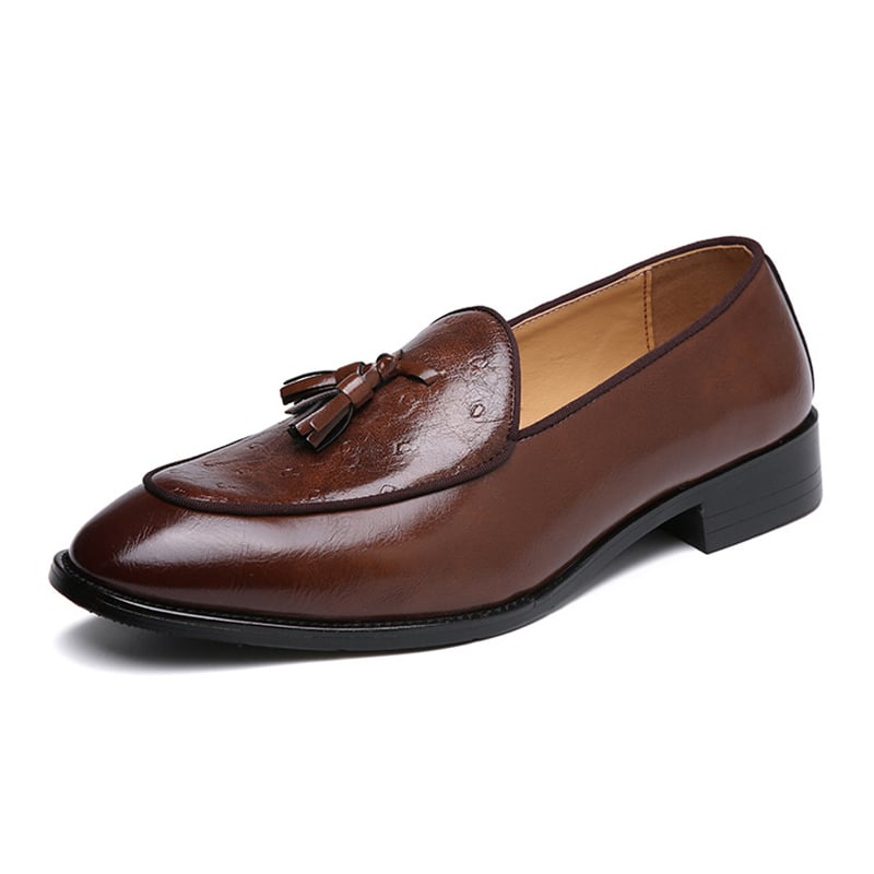 Mocasines British casual Pointed Tassel para hombre