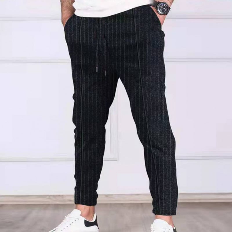 A rayas Tethered casual Jogging Trousers para hombre