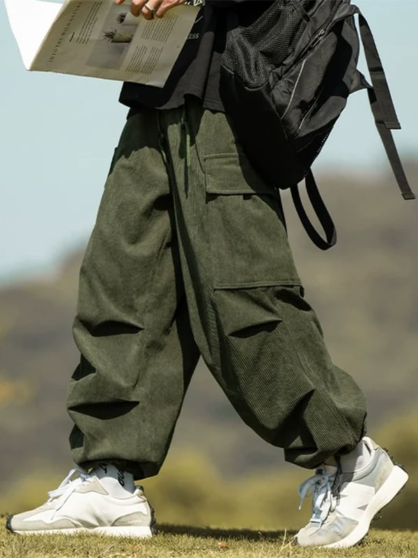 Para exterior Multi-bolsillo Waffle Overalls para hombre