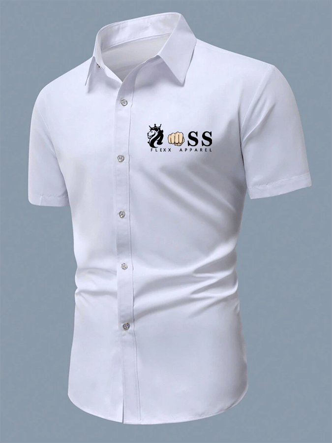 Camisa ejecutivo de manga corta para hombre - vista 4