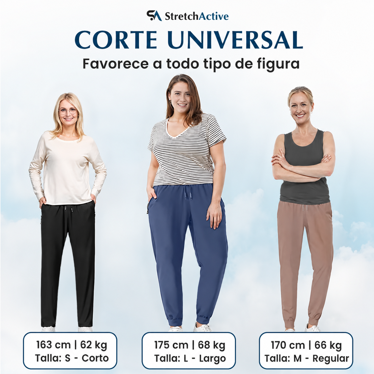 Pantalón casual ultraelástico de tacto fresco para mujer · vista 16