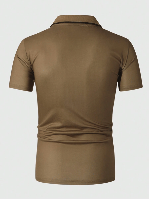 Camisa casual ejecutivo de moda polos para hombre
