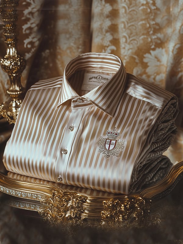 Camisa de lujo Gorgeous de manga larga para hombre
