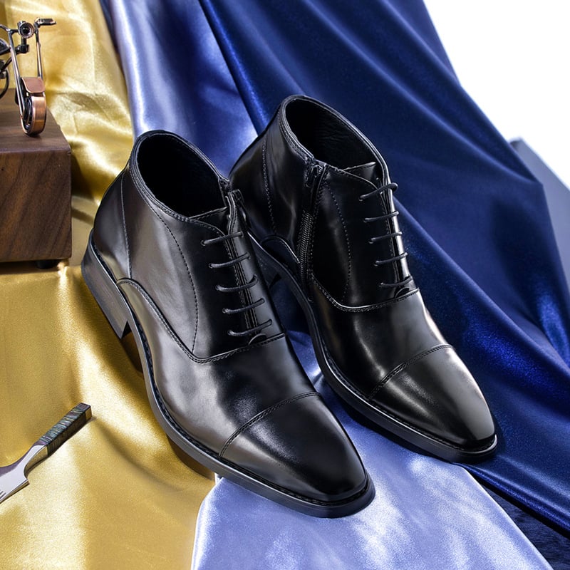 Botas ejecutivo Side cierreed Chelsea de moda cuero para hombre
