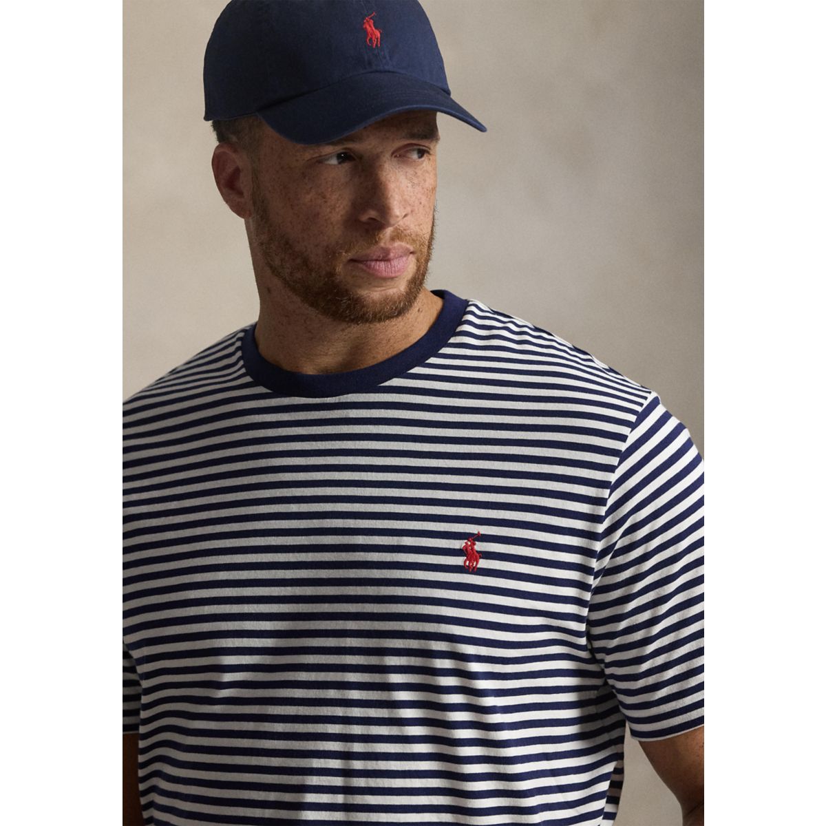Big & Tall Striped Jersey T-Shirt - 3