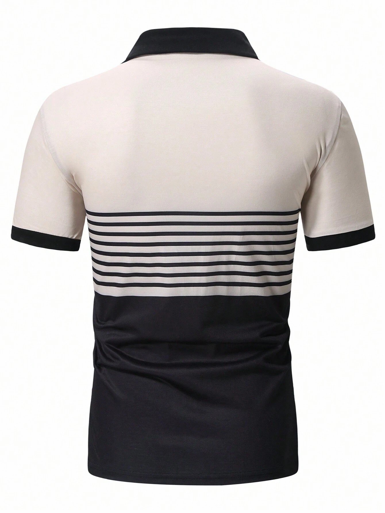 Camisa polo estampado casual para hombre