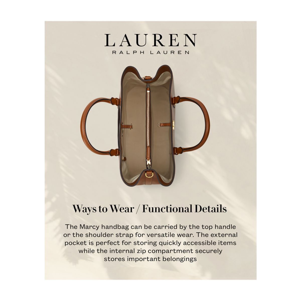 Leather Large Marcy Satchel - 11